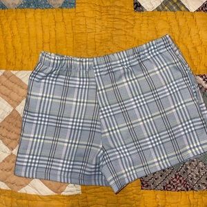 Full tilt pull on plaid shorts